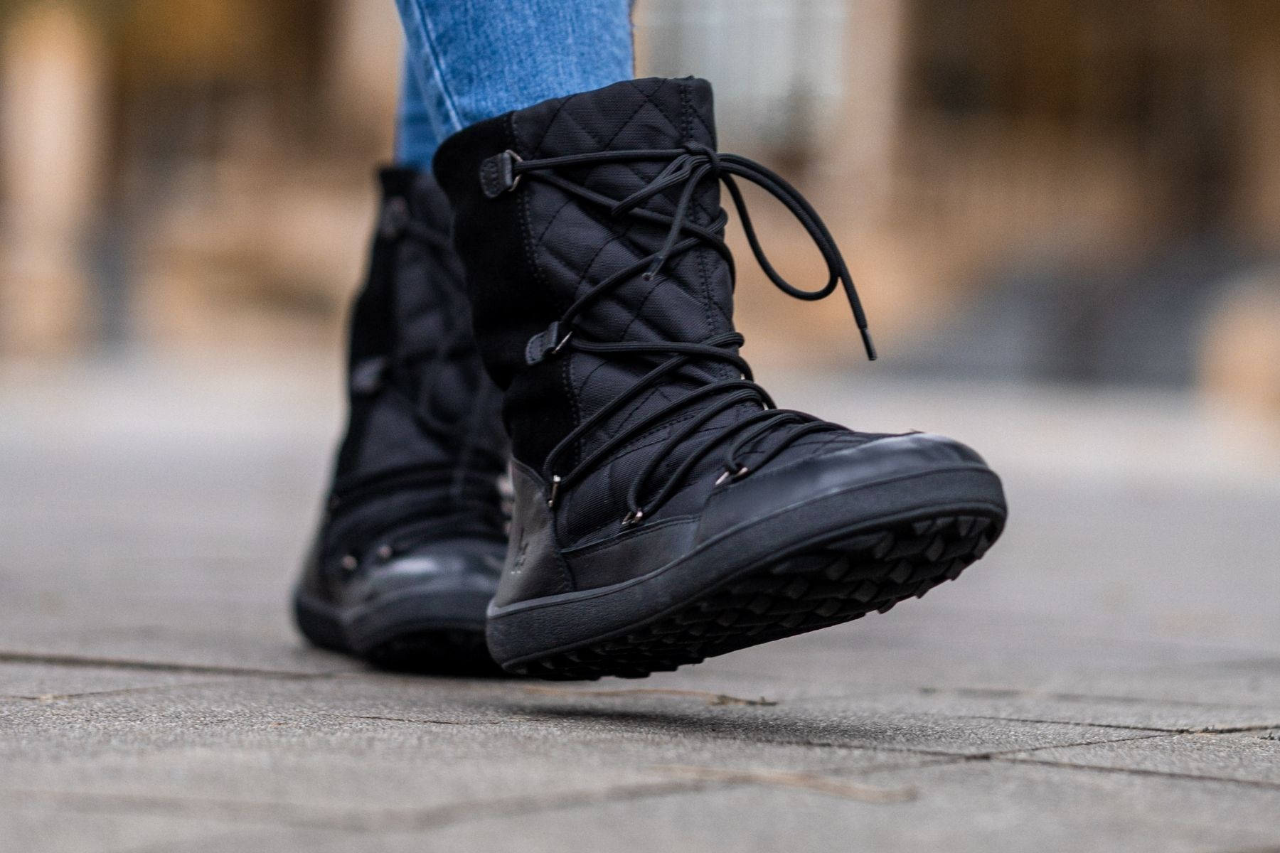 Winter Barefoot Boots Be Lenka Snowfox Woman - All Black - Image 3