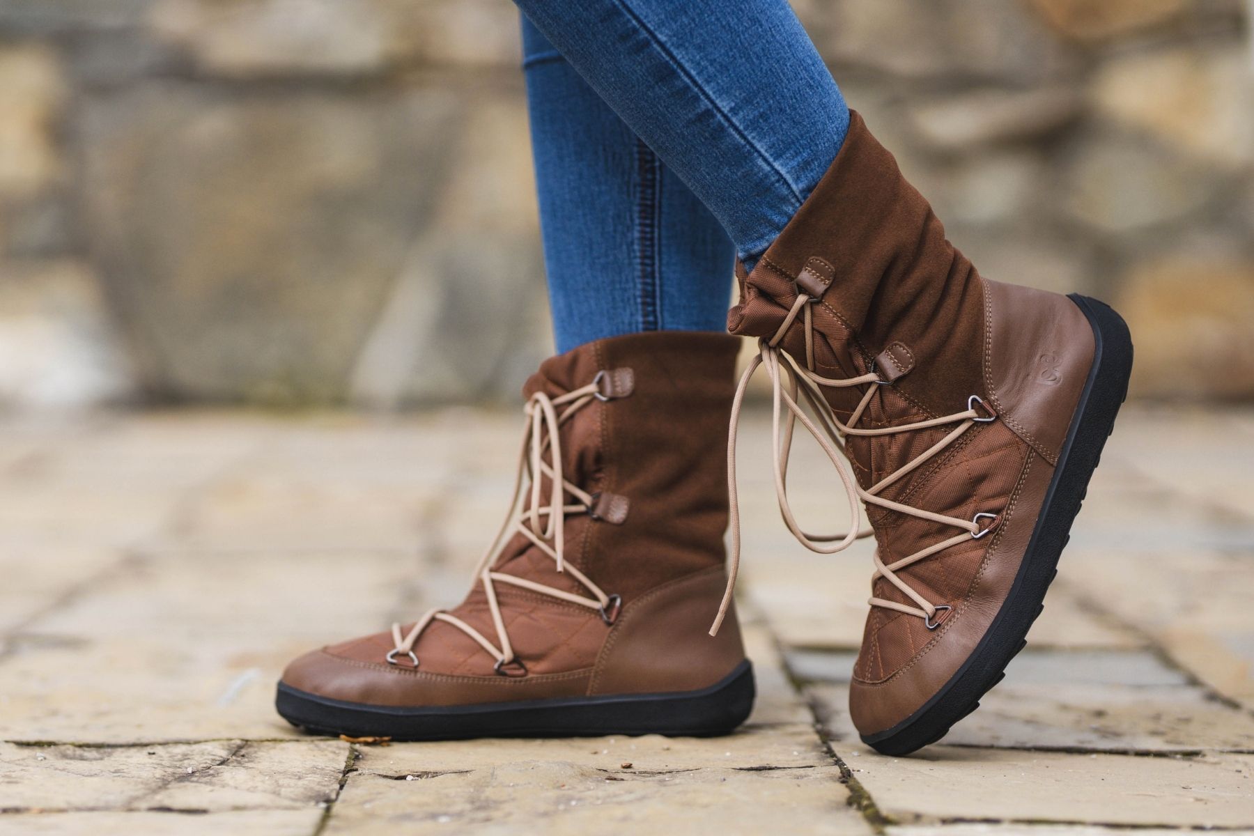Winter Barefoot Boots Be Lenka Snowfox (Women) - Dark Brown - Image 7