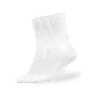 Barefoot Socks - Crew - Essentials - White - 3 pack
