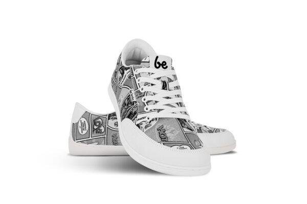 Barefoot Sneakers Be Lenka Rebound - Comics Black & White