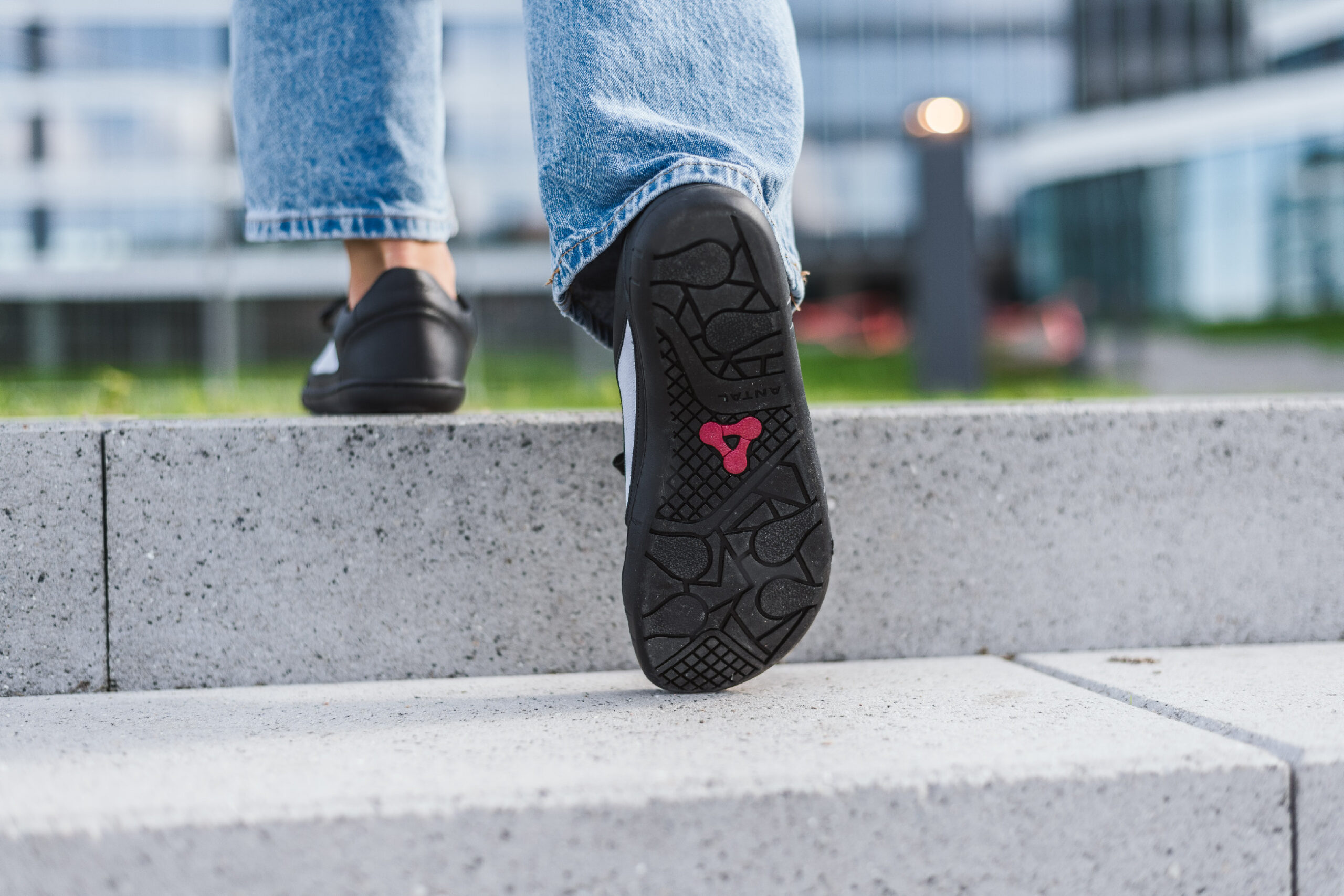 Barefoot sneakers Antal Aire black and white - Image 6