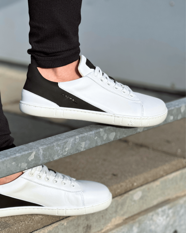 Antal Barefoot sneakers Magnifique White & Black - Image 3