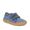 Barefoot Froddo Canvas Denim vaikiški batai, su plačiu priekiu, lygiu - itin lanksčiu padu.
