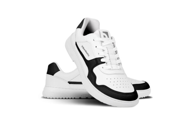 Barefoot Sneakers Barebarics Zing - White & Black - Leather - Image 2