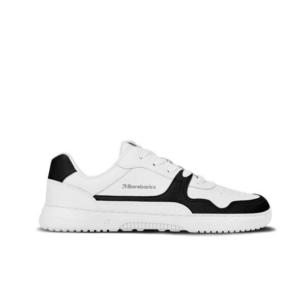 Barefoot Sneakers Barebarics Zing - White & Black - Leather - Image 3