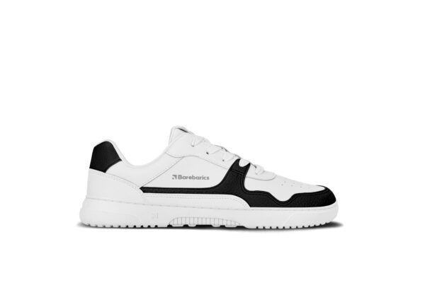 Barefoot Sneakers Barebarics Zing - White & Black - Leather - Image 4