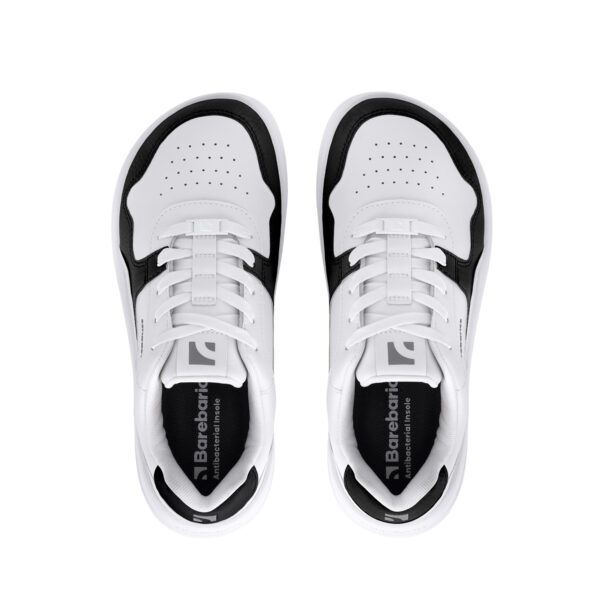 Barefoot Sneakers Barebarics Zing - White & Black - Leather - Image 7