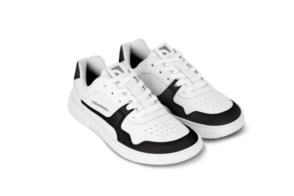 Barefoot Sneakers Barebarics Zing - White & Black - Leather - Image 5