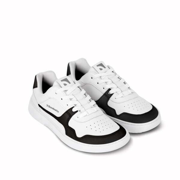 Barefoot Sneakers Barebarics Zing - White & Black - Leather - Image 6