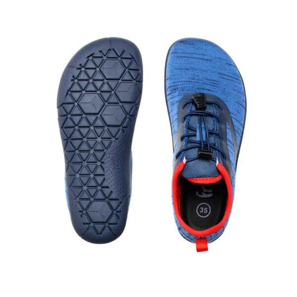 Barefoot Kids Shoes Freet Hoppee Blue (Basa Pėda Barefoot fizinė parduotuvė) - Image 3