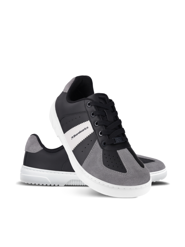 Barefoot Sneakers Barebarics Icara - Black & Dark Grey - Image 3
