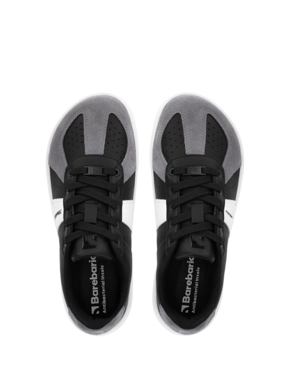 Barefoot Sneakers Barebarics Icara - Black & Dark Grey - Image 8