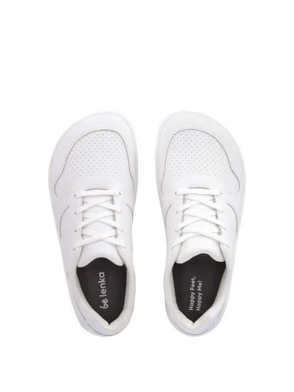 Kids barefoot sneakers Be Lenka Scoot Junior - All White - Image 4