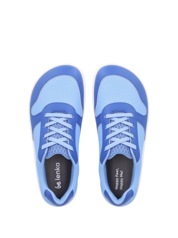 Kids barefoot sneakers Be Lenka Scoot Junior - Light & Royale Blue - Image 4