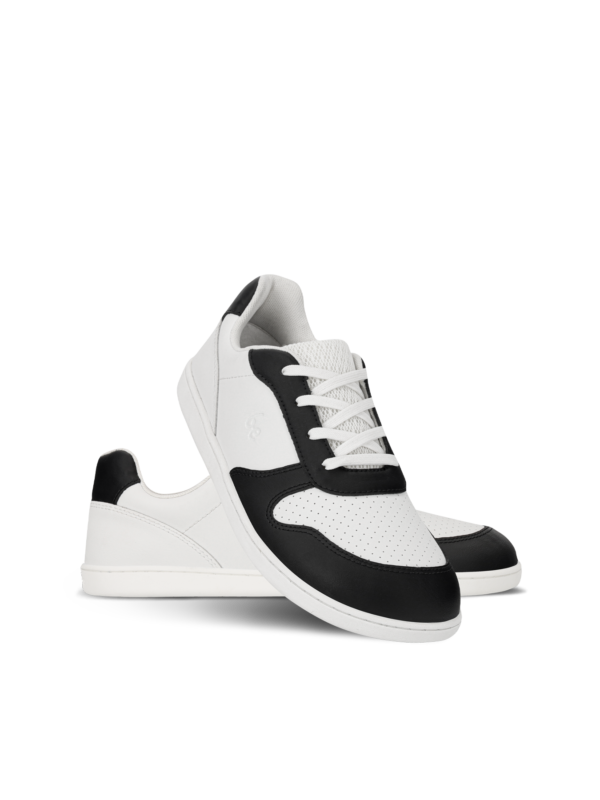 Kids barefoot sneakers Be Lenka Scoot Junior - White & Black - Image 2