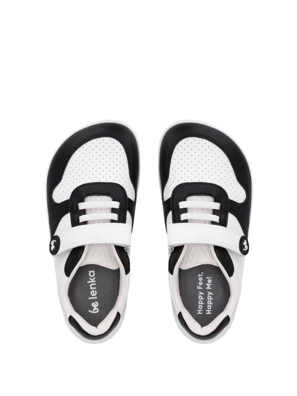 Kids barefoot sneakers Be Lenka Scoot Kids - White & Black - Image 4