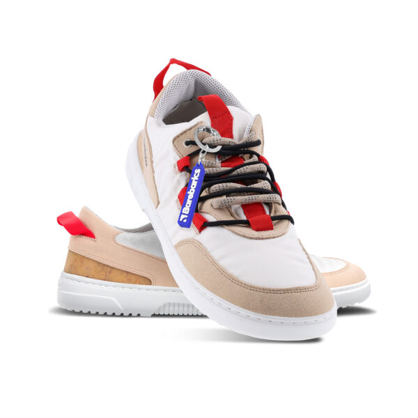 Barefoot Sneakers Barebarics Revive - Beige & White - Image 4