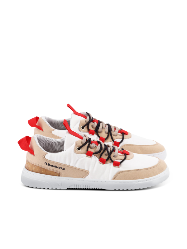 Barefoot Sneakers Barebarics Revive - Beige & White - Image 11