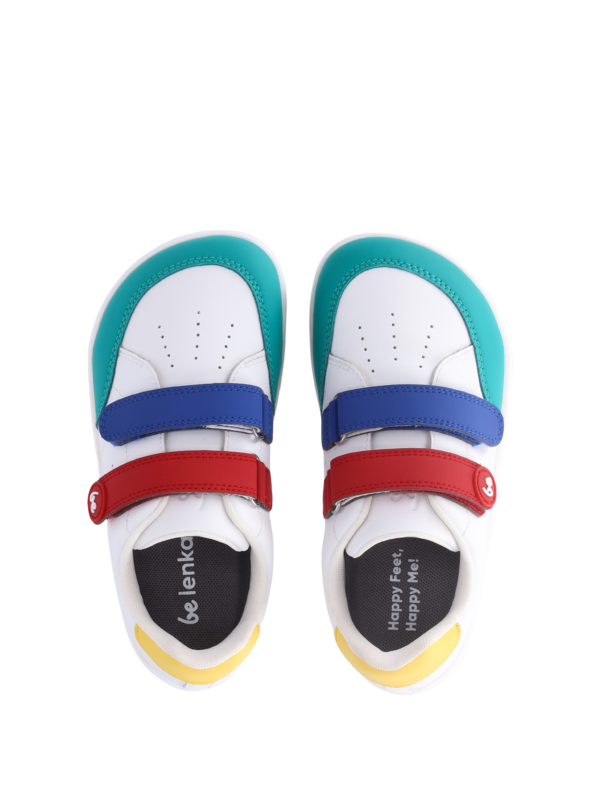 Kids barefoot sneakers Be Lenka Energise Preschool - White & Multicolour - Image 5