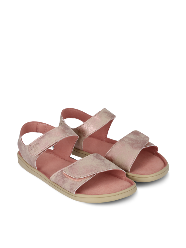 Kids' barefoot sandals Be Lenka Miami Junior - Coral Sparkle - Image 3