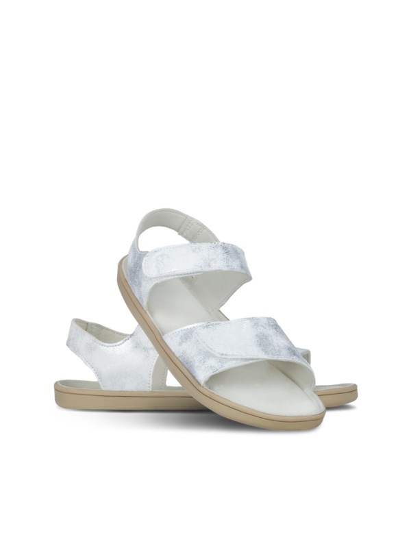 Kids' barefoot sandals Be Lenka Miami Kids - Off - White Sparkle - Image 2