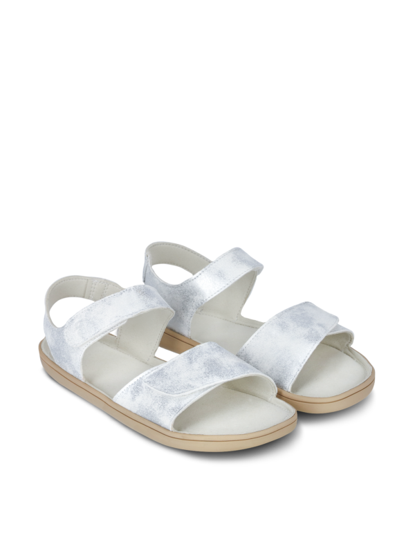 Kids' barefoot sandals Be Lenka Miami Kids - Off - White Sparkle - Image 3