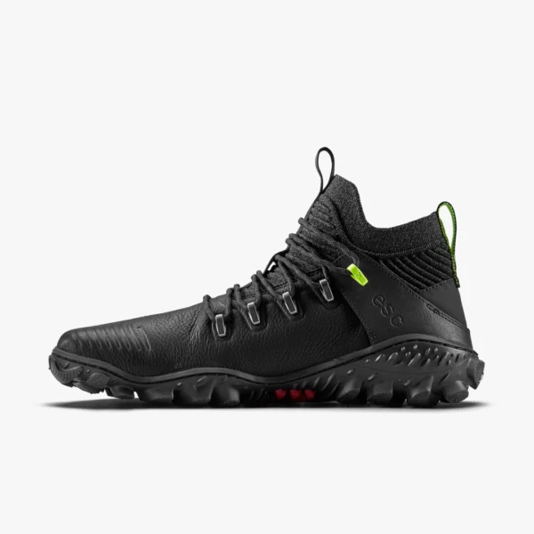Barefoot Sneakers Vivobarefoot Magna Forest ESC Obsidian/lime leather Womens (Basa Pėda Barefoot fizinė parduotuvė) - Image 3