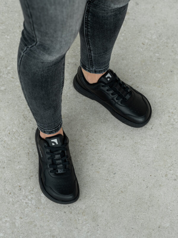 Barefoot Sneakers Barebarics Zing - All Black - Leather - Image 8