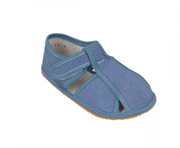 Baby bare denim barefoot šlepetės vaikams