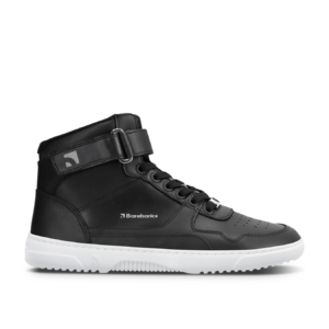 Barefoot Sneakers Barebarics Zing - High Top - Black & White