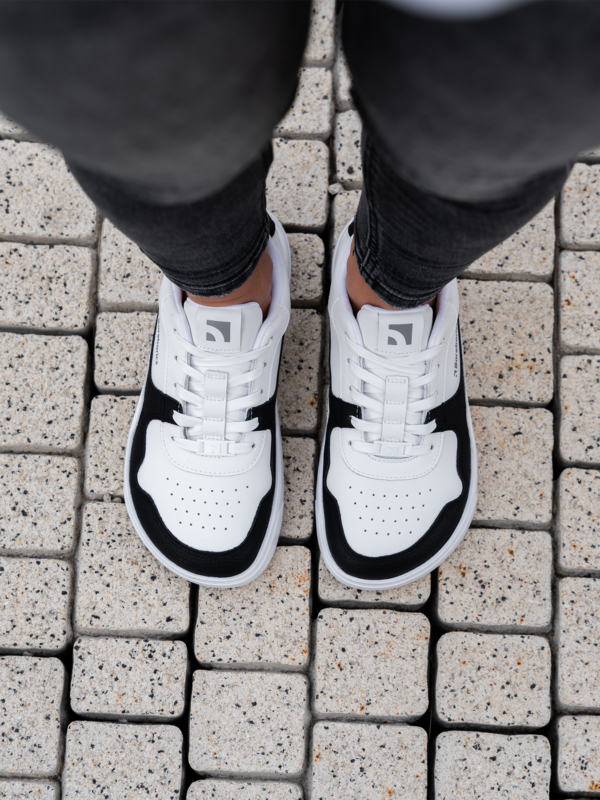 Barefoot Sneakers Barebarics Zing - White & Black - Image 8