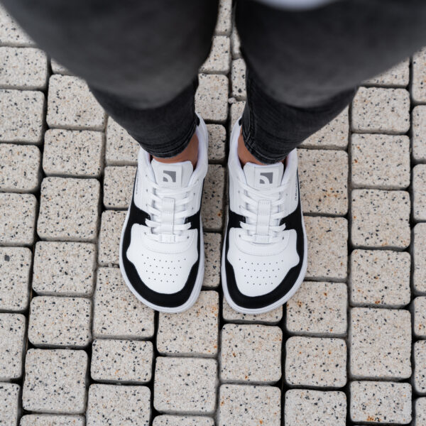 Barefoot Sneakers Barebarics Zing - White & Black - Image 9
