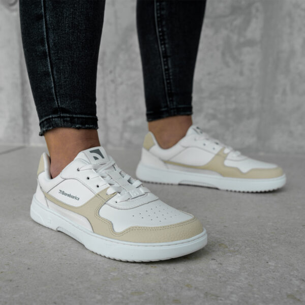 Barefoot Sneakers Barebarics Zing - White & Cream - Image 4