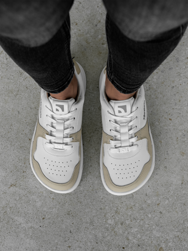 Barefoot Sneakers Barebarics Zing - White & Cream - Image 12