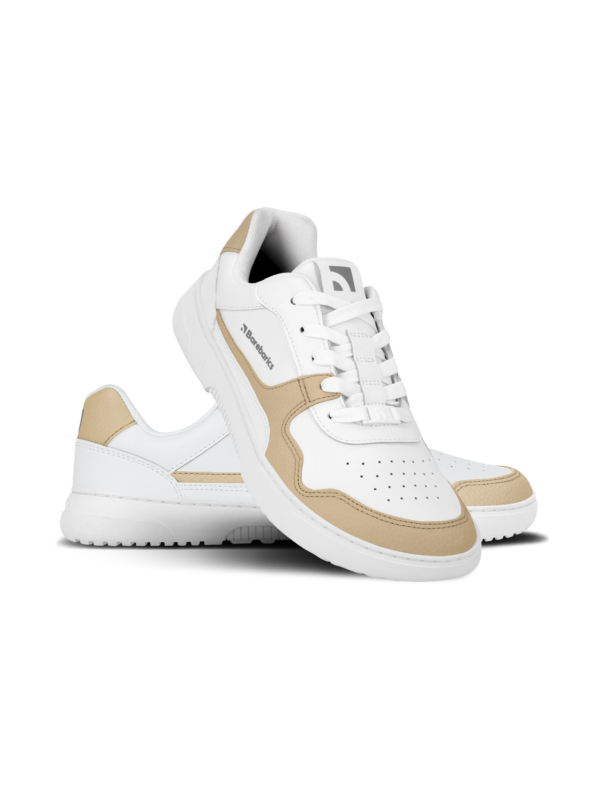 Barefoot Sneakers Barebarics Zing - White & Cream - Image 6