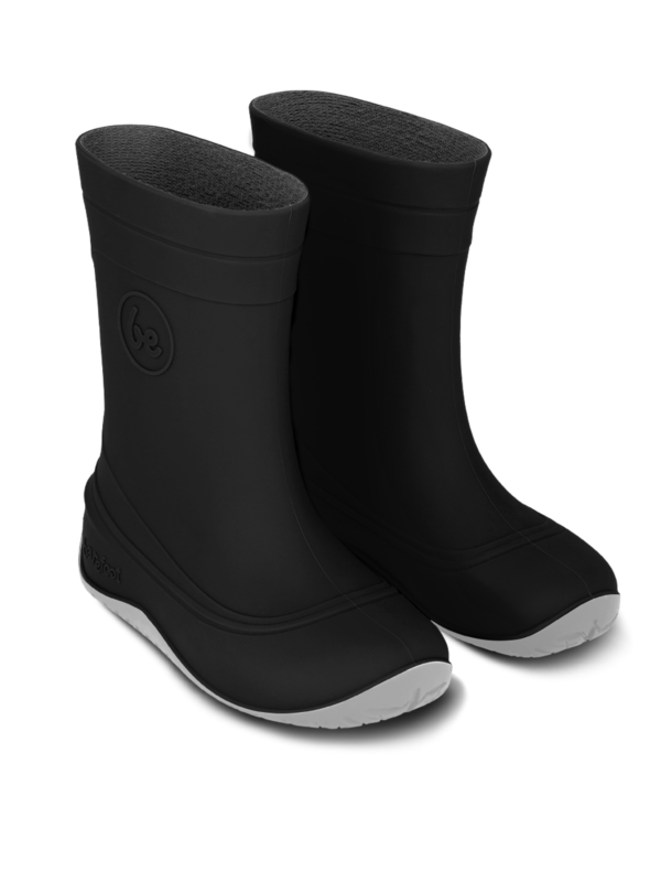 Kids Barefoot Rain Boots Be Lenka Pudds - Black - Image 5