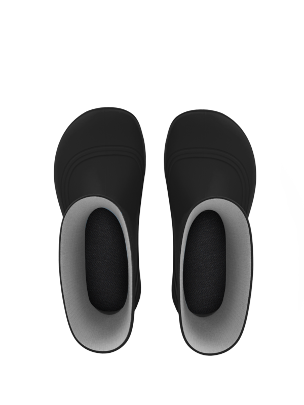 Kids Barefoot Rain Boots Be Lenka Pudds - Black - Image 7