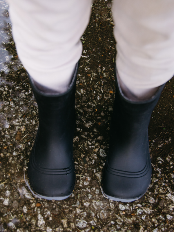 Kids Barefoot Rain Boots Be Lenka Pudds - Black - Image 6