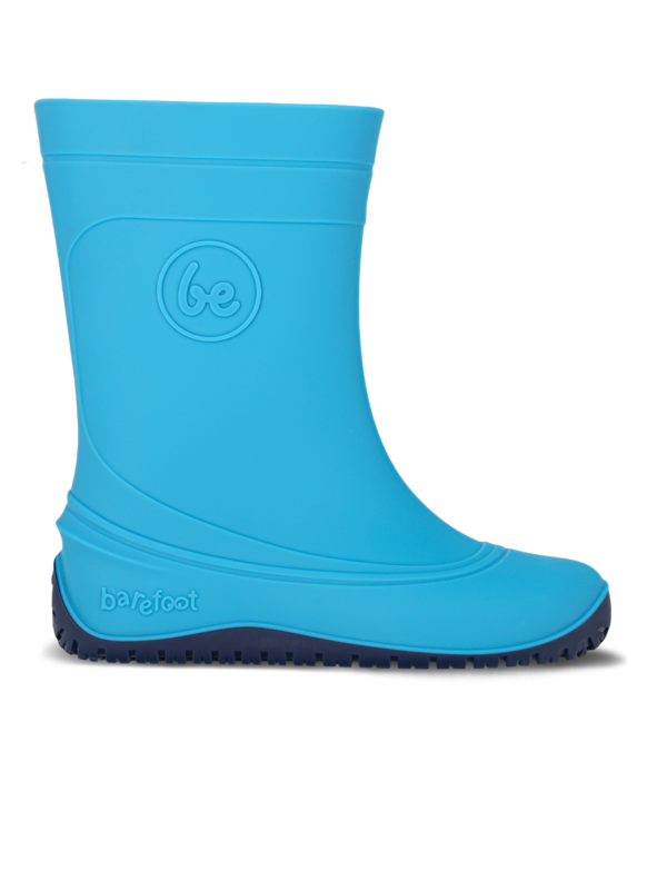 Kids Barefoot Rain Boots Be Lenka Pudds - Aqua Blue
