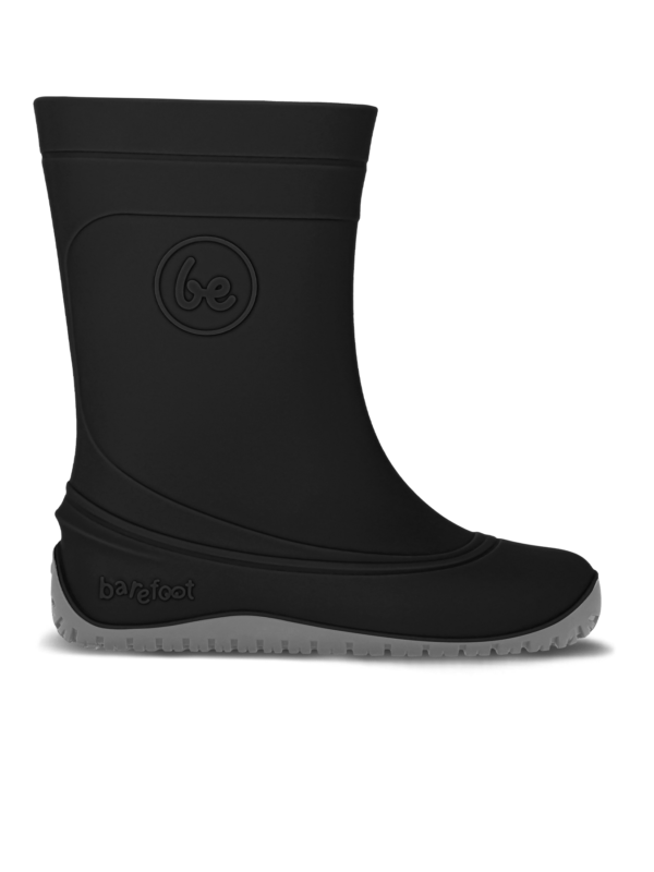 Kids Barefoot Rain Boots Be Lenka Pudds - Black