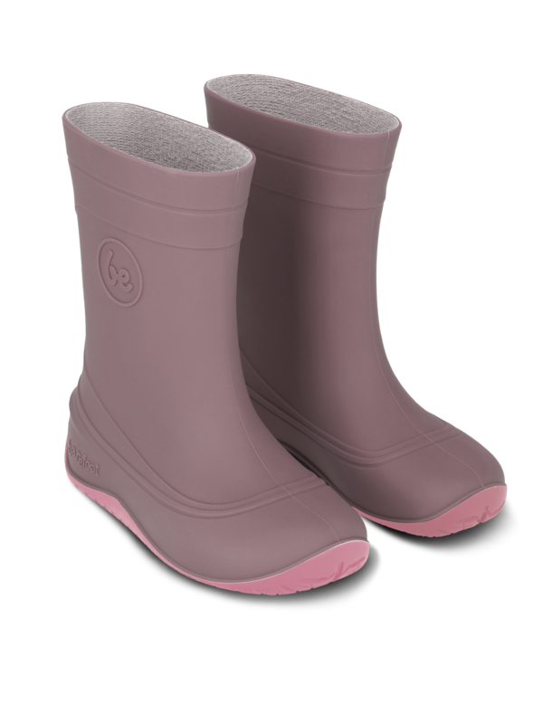 Kids Barefoot Rain Boots Be Lenka Pudds - Misty Pink - Image 5