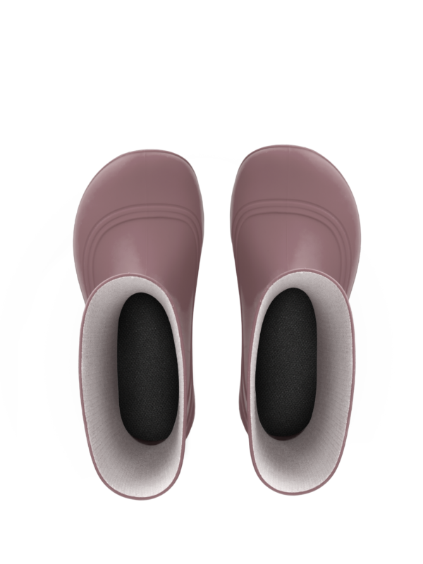 Kids Barefoot Rain Boots Be Lenka Pudds - Misty Pink - Image 7