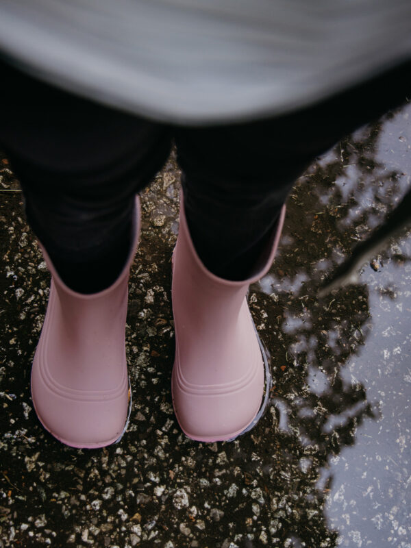 Kids Barefoot Rain Boots Be Lenka Pudds - Misty Pink - Image 6