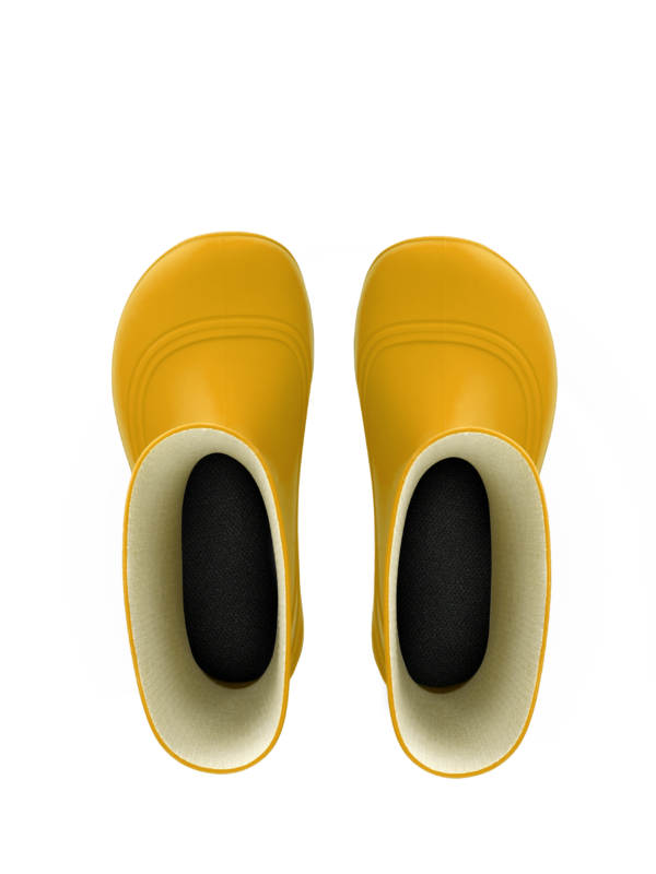 Kids Barefoot Rain Bootss Be Lenka Pudds - Yellow - Image 7