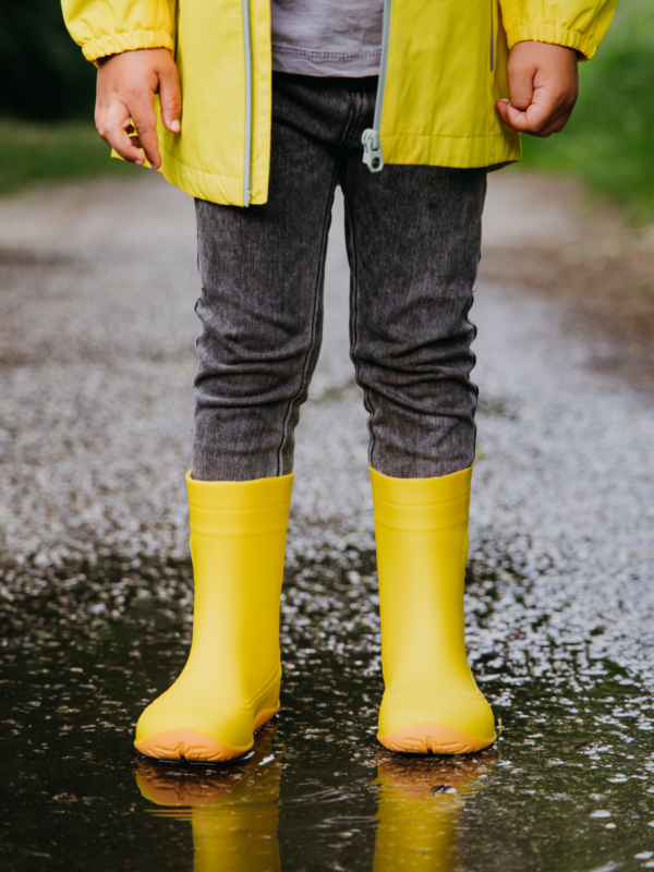 Kids Barefoot Rain Bootss Be Lenka Pudds - Yellow - Image 6