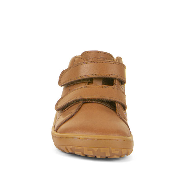 Basa Pėda Barefoot froddo first step rudos spalvos odiniai batai vaikams