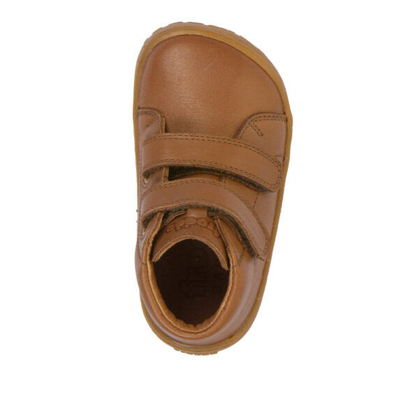 Basa Pėda Barefoot froddo first step rudos spalvos odiniai batai vaikams
