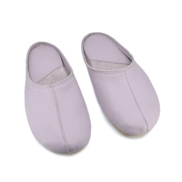 Basa Pėda Barefoot OmaKing odinės bekulnės šlepetės Sulbi su plačia nosimi