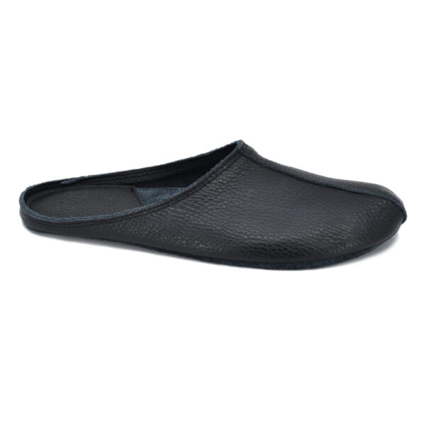 Basa Pėda Barefoot OmaKing odinės bekulnės šlepetės Sulbi su plačia nosimi, pagamintos iš 95% baldų pramonės atliekų