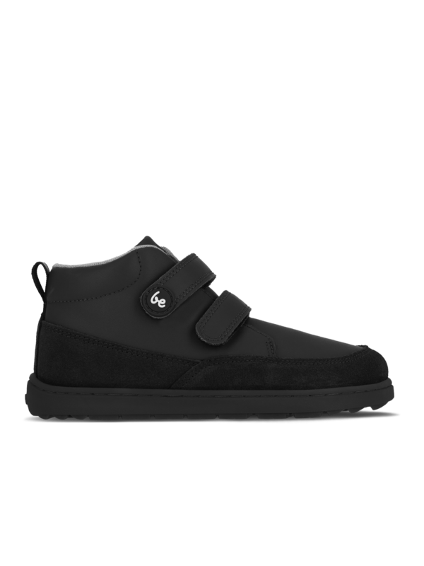 Kid's barefoot boots Be Lenka Elio Kids - All Black (Basa Pėda Barefoot fizinė Parduotuvė)